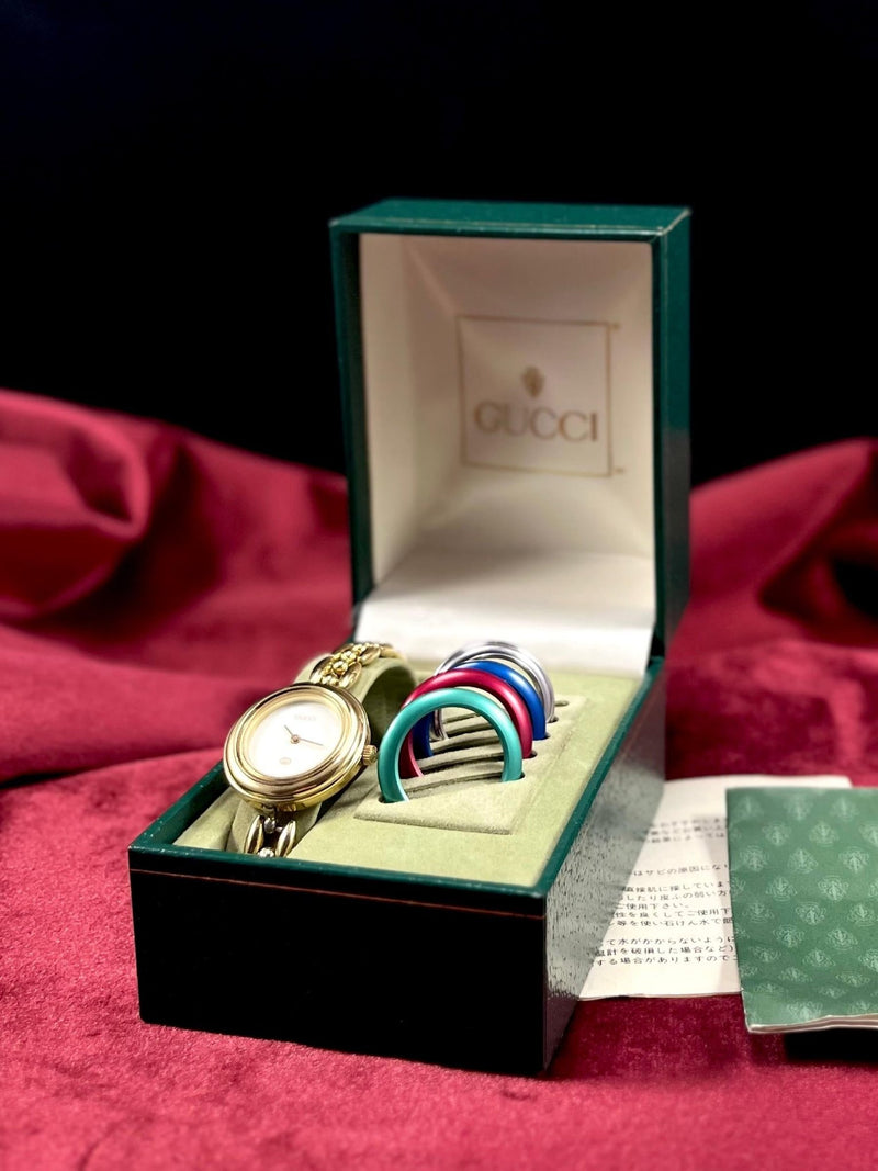 Gucci Vintage Bezel Quartz Uhr - vintageconcierge