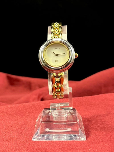 Gucci Vintage Bezel Quartz Uhr - vintageconcierge