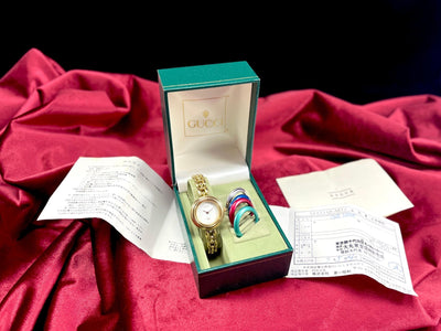 Gucci Vintage Bezel Quartz Uhr - vintageconcierge
