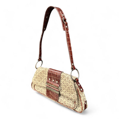 Guess Monogram Pochette Bag - vintageconcierge