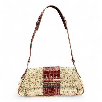 Guess Monogram Pochette Bag - vintageconcierge