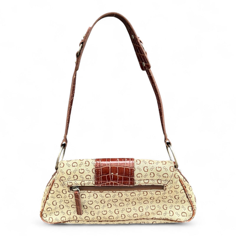 Guess Monogram Pochette Bag - vintageconcierge