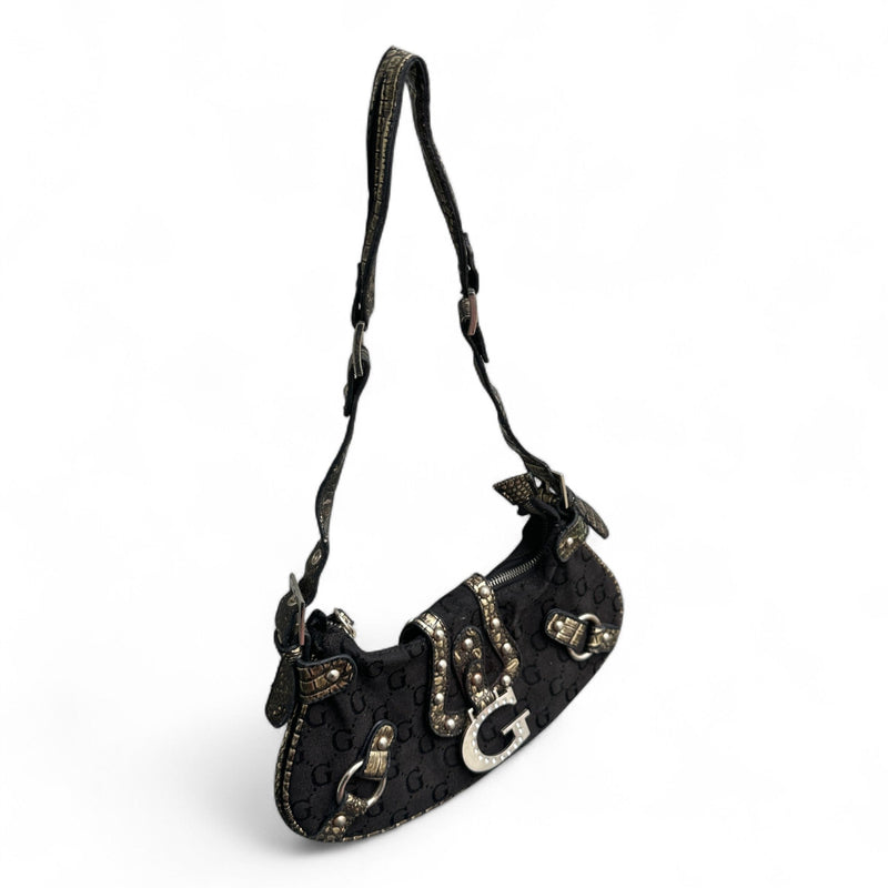 Guess Vintage Y2K Monogram Pochette - vintageconcierge