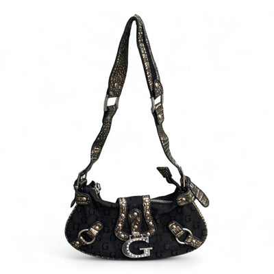 Guess Vintage Y2K Monogram Pochette - vintageconcierge