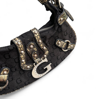 Guess Vintage Y2K Monogram Pochette - vintageconcierge