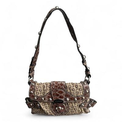 Guess Vintage Y2K Monogram Pochette - vintageconcierge