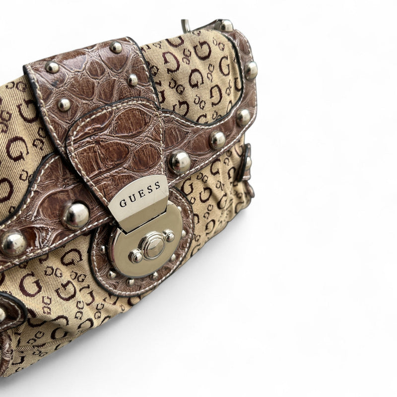 Guess Vintage Y2K Monogram Pochette - vintageconcierge