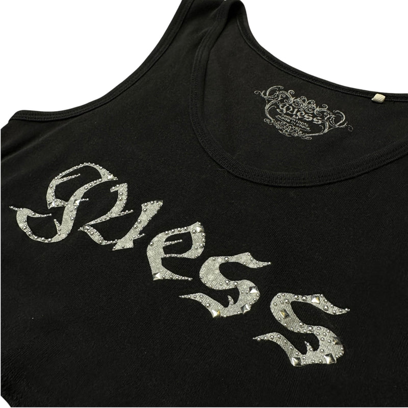 Guess Y2K Rhinestone Crop Top - vintageconcierge