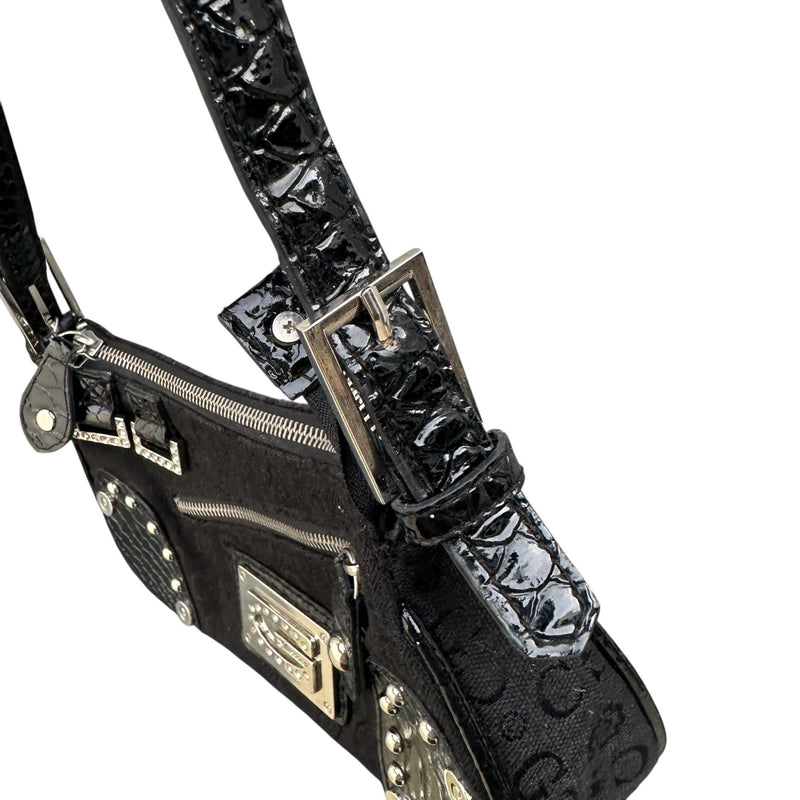 Gussaci Saddle Bag Black - vintageconcierge