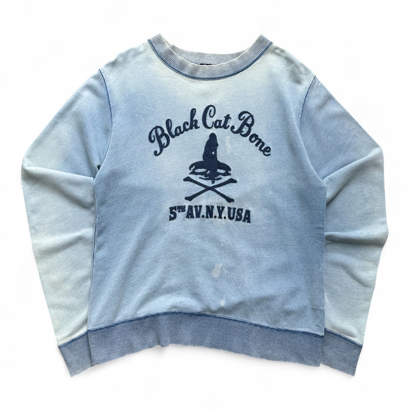 Hysteric Glamour Back Cat Bone Sweatshirt - vintageconcierge