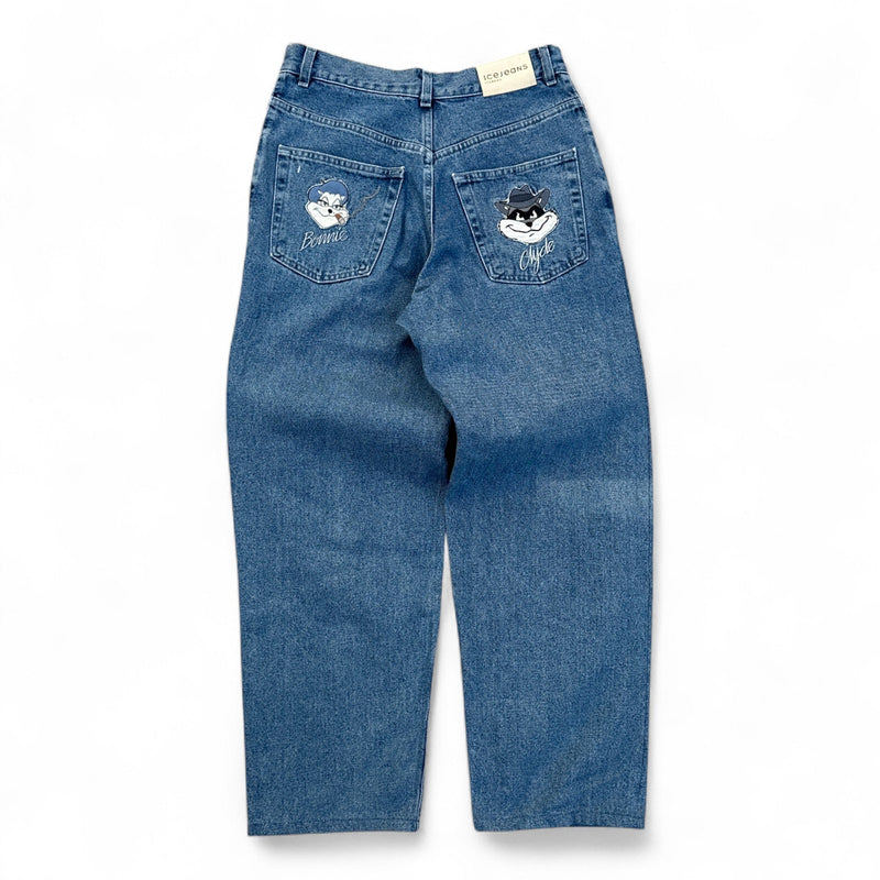 Iceberg Looney Tunes Tapered Denim Jeans - vintageconcierge
