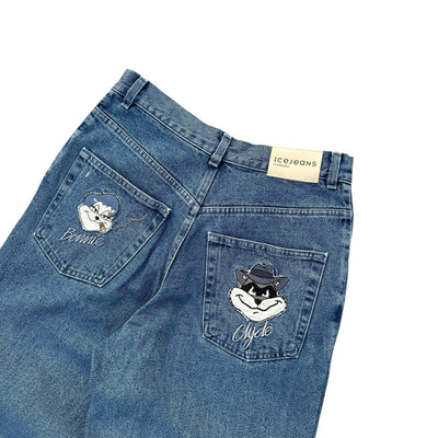 Iceberg Looney Tunes Tapered Denim Jeans - vintageconcierge