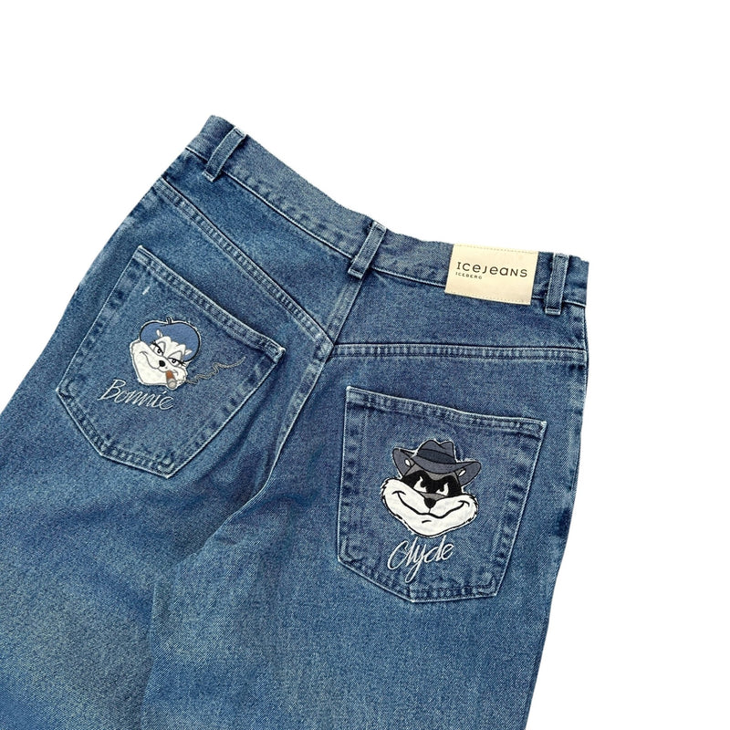 Iceberg Looney Tunes Tapered Denim Jeans - vintageconcierge