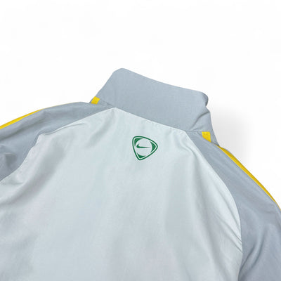 Nike Brasil Vintage 2010 Trackjacke Grau Gelb