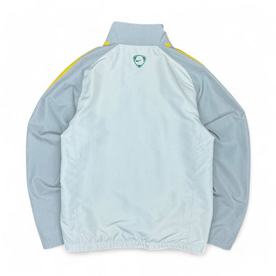 Nike Brasil Vintage 2010 Trackjacke Grau Gelb
