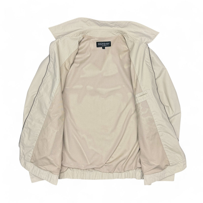 Yves Saint Laurent YSL Vintage Y2K Harrington Jacke Beige