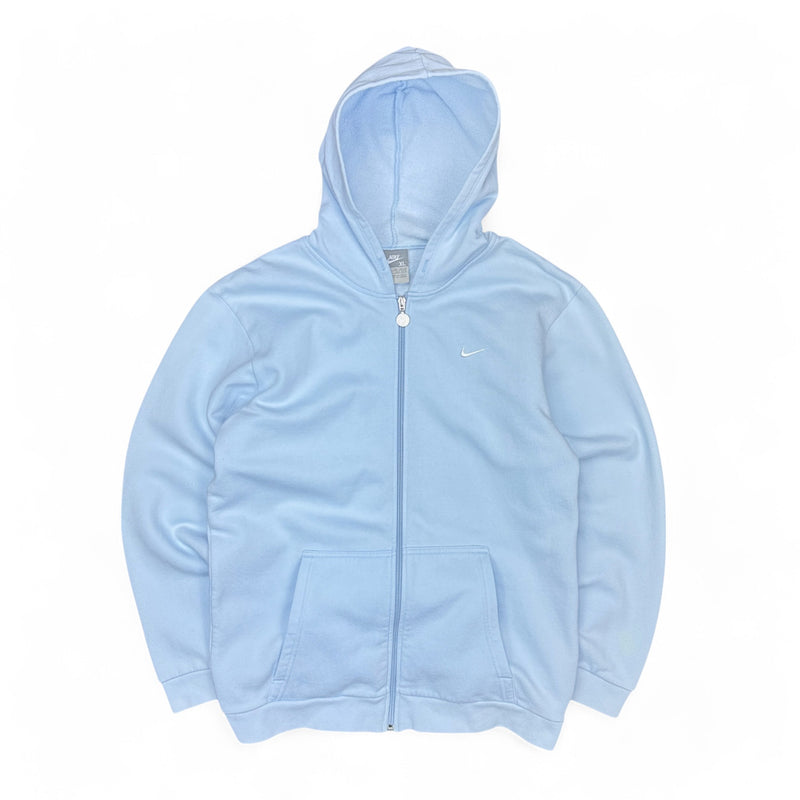 Nike Vintage Y2K Zip Up Sweatshirt Babyblau