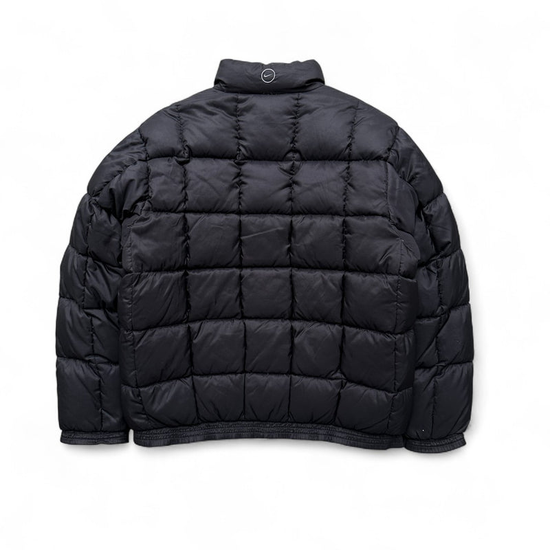 Nike Vintage Y2K Puffer Daunenjacke Schwarz Pink