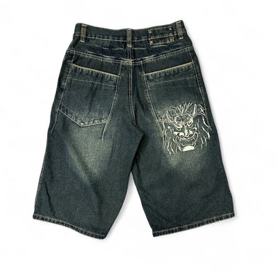 Japanese Baggy Jeans Short - vintageconcierge