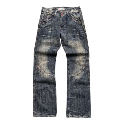 Japanese Y2K Denim Jeans - vintageconcierge
