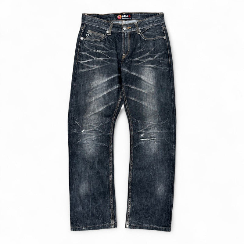 Jizo Japanese Dragon Y2K Jeans - vintageconcierge