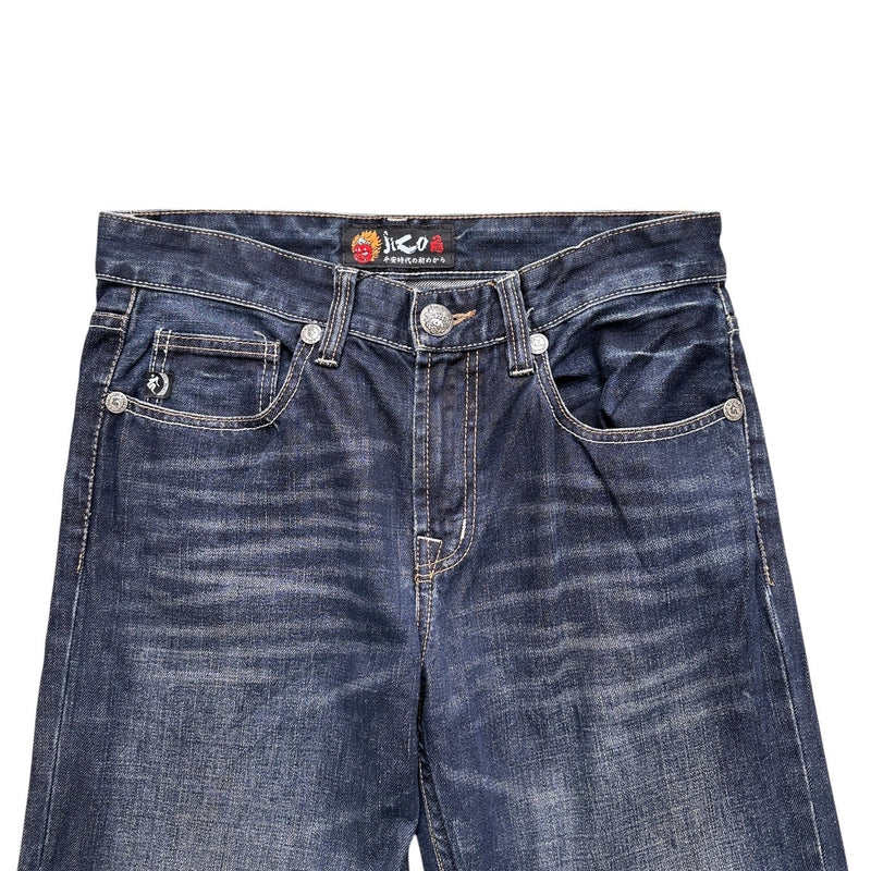 Jizo Y2K Japanese Denim Jeans - vintageconcierge