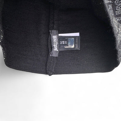 Just Cavalli Beanie Allover Logo - vintageconcierge