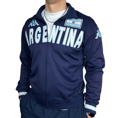 Kappa Vintage Y2K Argentina Trackjacke Navy - vintageconcierge