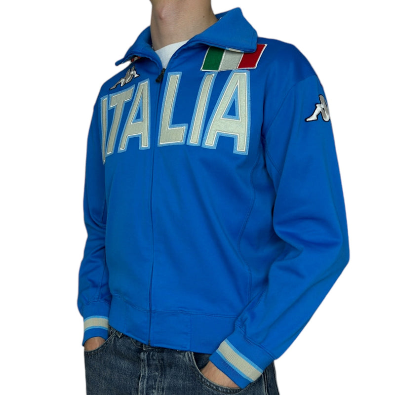 Kappa Vintage Y2K Italia Zip Up Sweatshirt - vintageconcierge