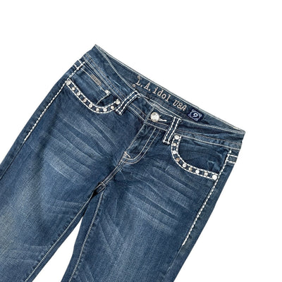 L.A. Idol Low Rise Bootcut Jeans - vintageconcierge