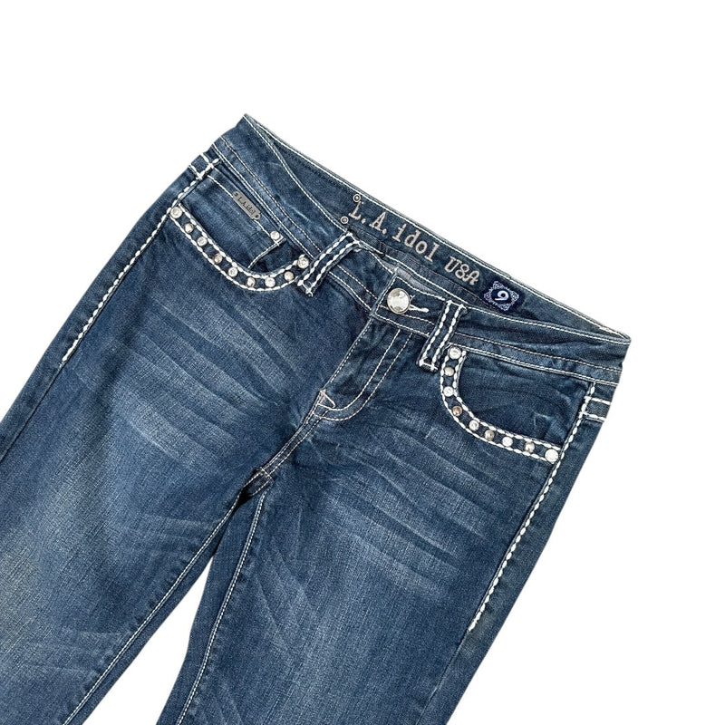 L.A. Idol Low Rise Bootcut Jeans - vintageconcierge