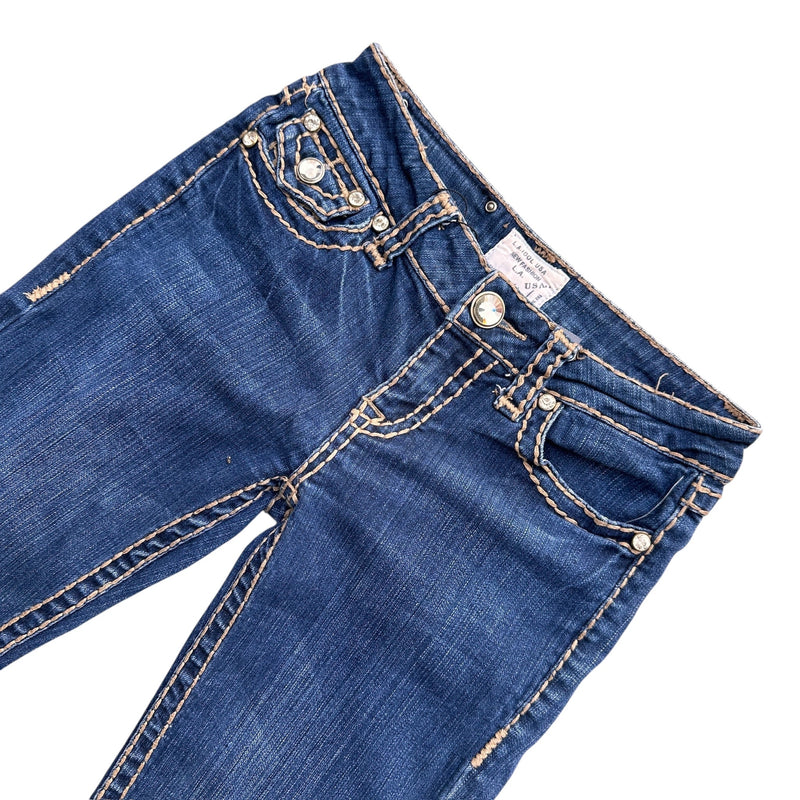 L.A. Idol Low Waist Y2K Bootcut Jeans - vintageconcierge
