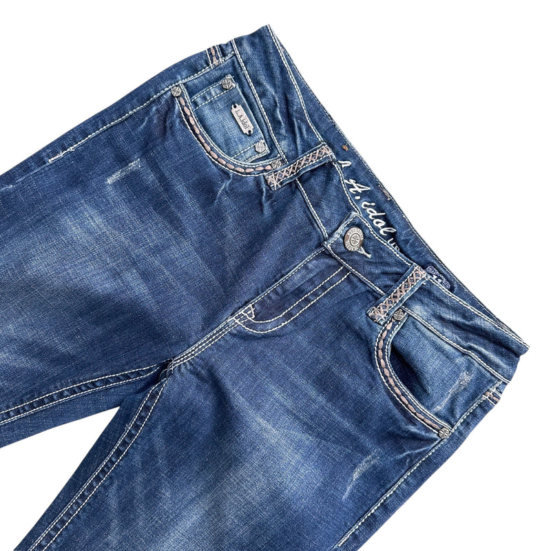 L.A. Idol Low Waist Y2K Bootcut Jeans - vintageconcierge
