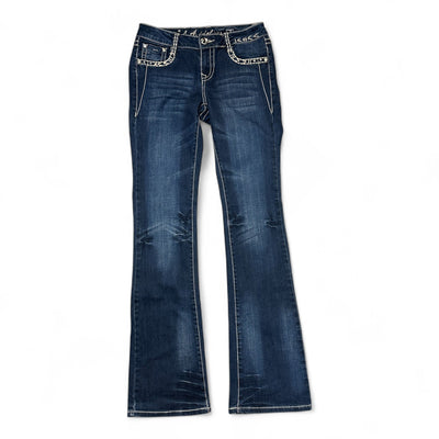L.A. Idol Low Waist Y2K Bootcut Jeans - vintageconcierge