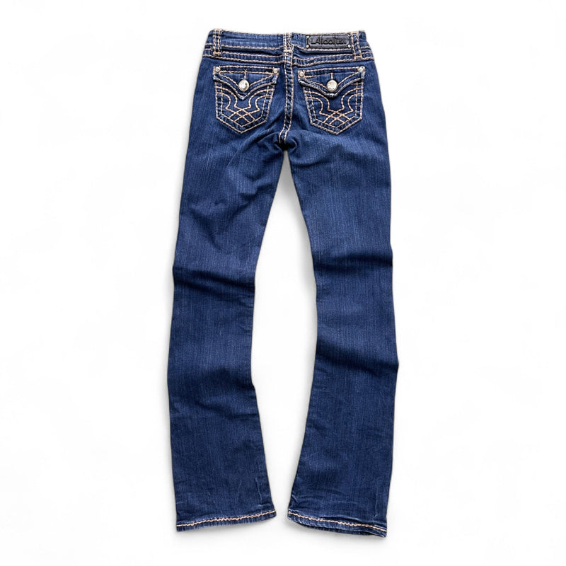 L.A. Idol Low Waist Y2K Bootcut Jeans - vintageconcierge