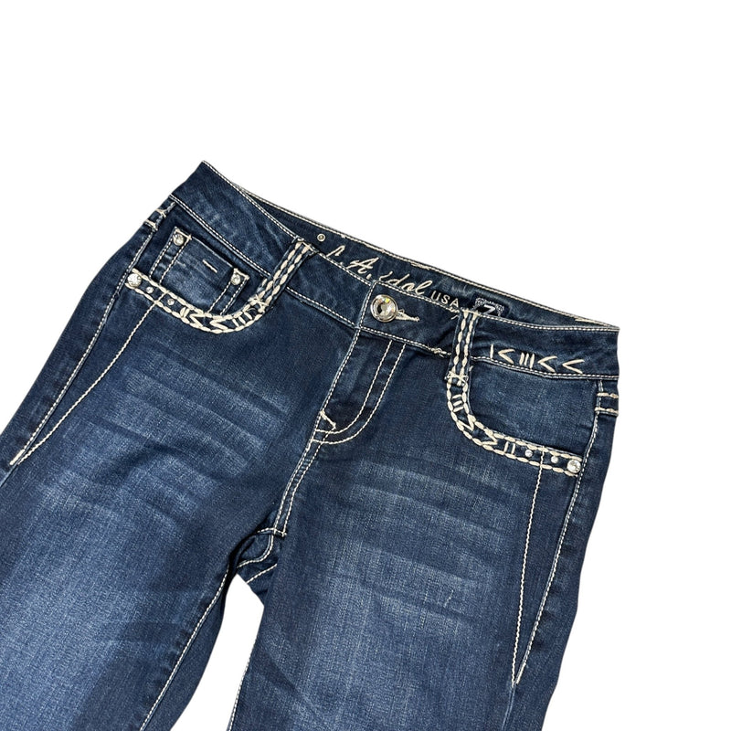 L.A. Idol Low Waist Y2K Bootcut Jeans - vintageconcierge