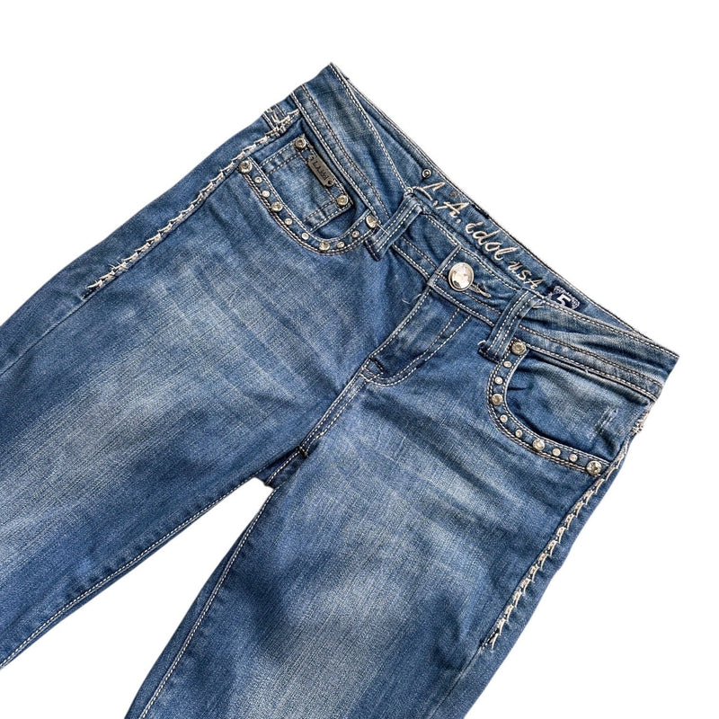 L.A. Idol Y2K Bootcut Jeans - vintageconcierge