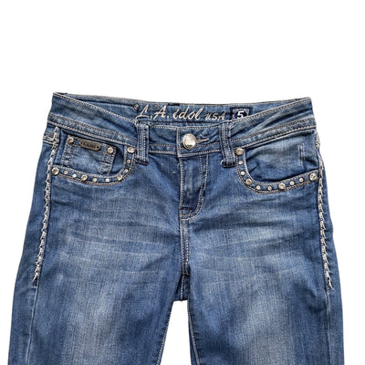 L.A. Idol Y2K Bootcut Jeans - vintageconcierge