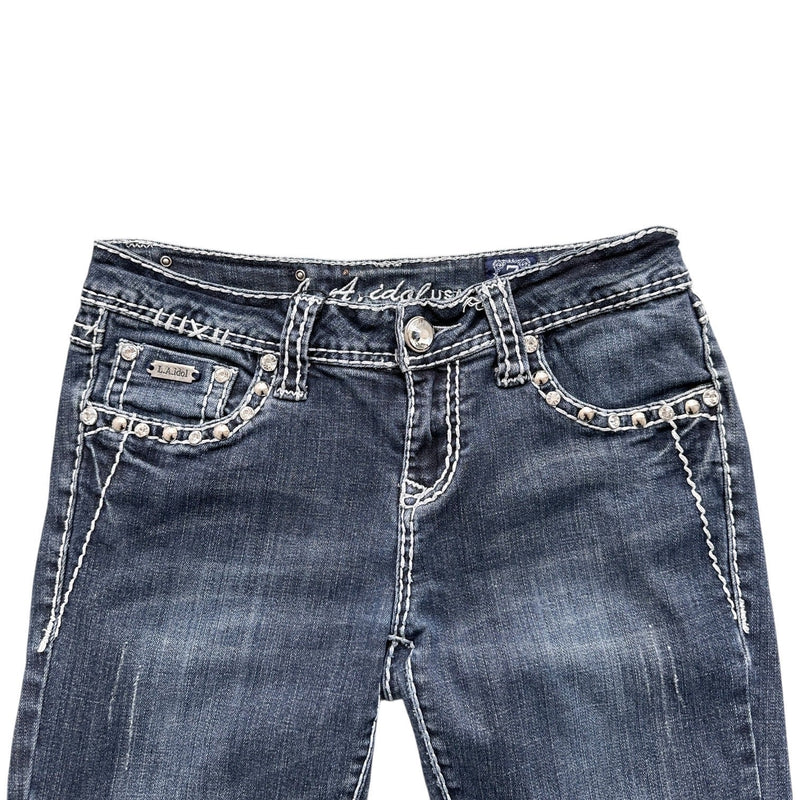 L.A. Idol Y2K Bootcut Jeans - vintageconcierge