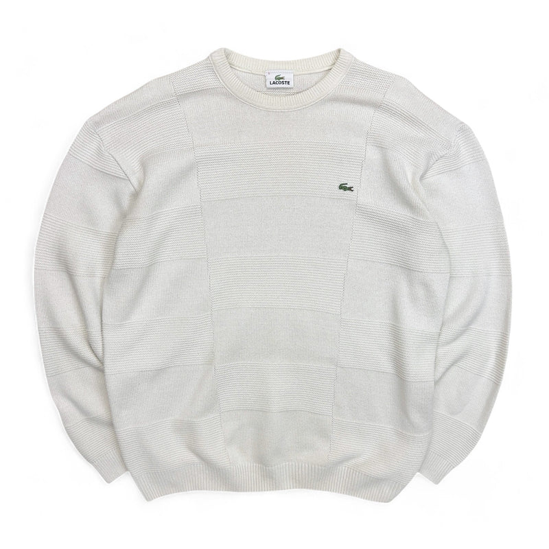 Lacoste Knit Stricksweatshirt - vintageconcierge