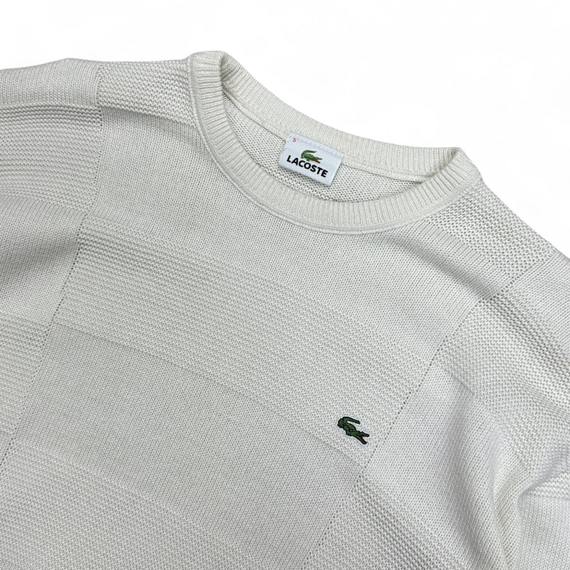 Lacoste Knit Stricksweatshirt - vintageconcierge