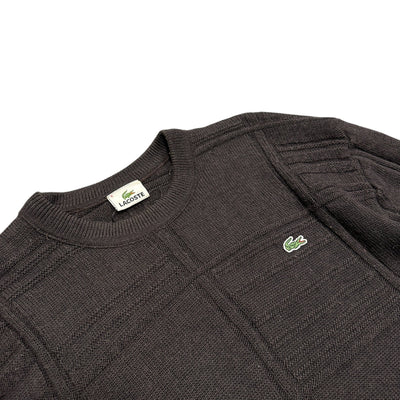 Lacoste Knit Stricksweatshirt - vintageconcierge