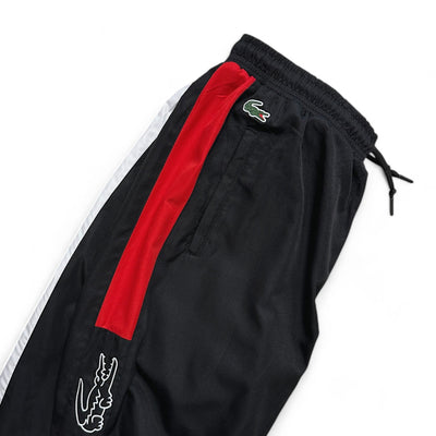 Lacoste Trackpants Schwarz Weiß Rot - vintageconcierge