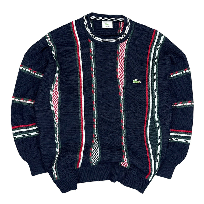 Lacoste Vintage Knit Sticksweatshirt - vintageconcierge