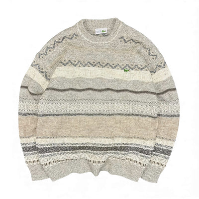 Lacoste Vintage Knit Stricksweatshirt - vintageconcierge