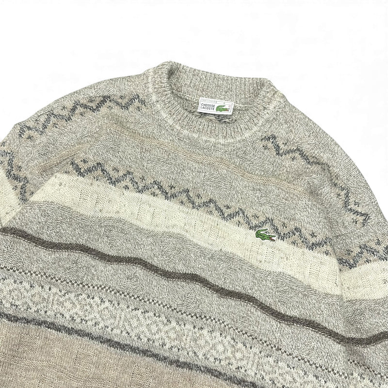 Lacoste Vintage Knit Stricksweatshirt - vintageconcierge