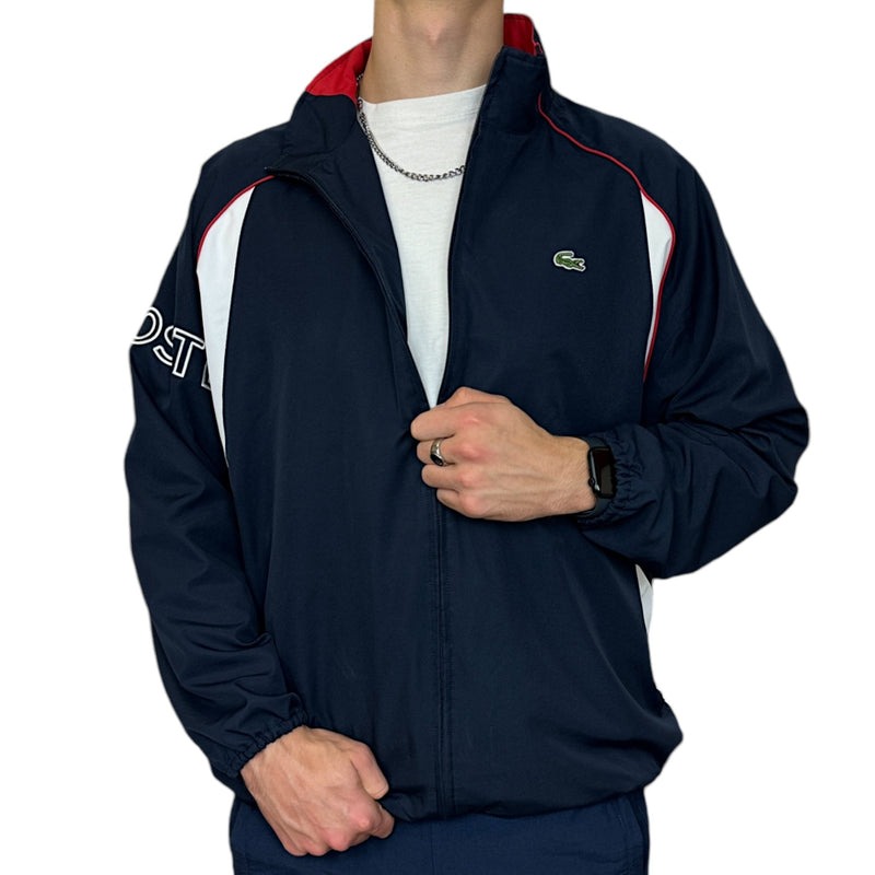 Lacoste Vintage Navy Trackjacke - vintageconcierge