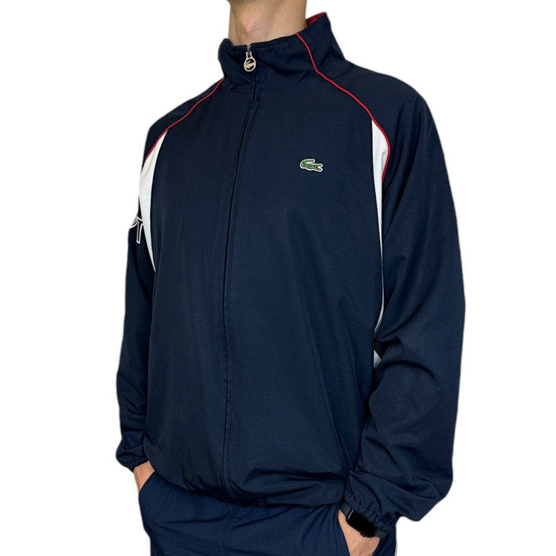 Lacoste Vintage Navy Trackjacke - vintageconcierge