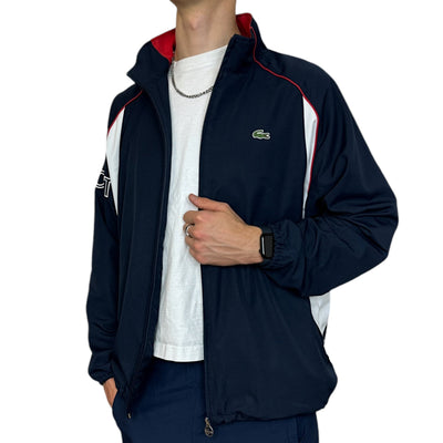 Lacoste Vintage Navy Trackjacke - vintageconcierge