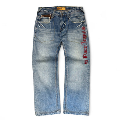 Le Paco Vintage Dragon & Tiger Jeans - vintageconcierge